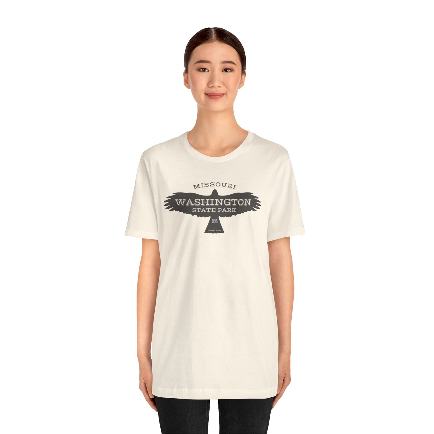 Adult Unisex | Washington state Park | Jersey Short Sleeve Tee | Camping Shirt | Outdoor Tee