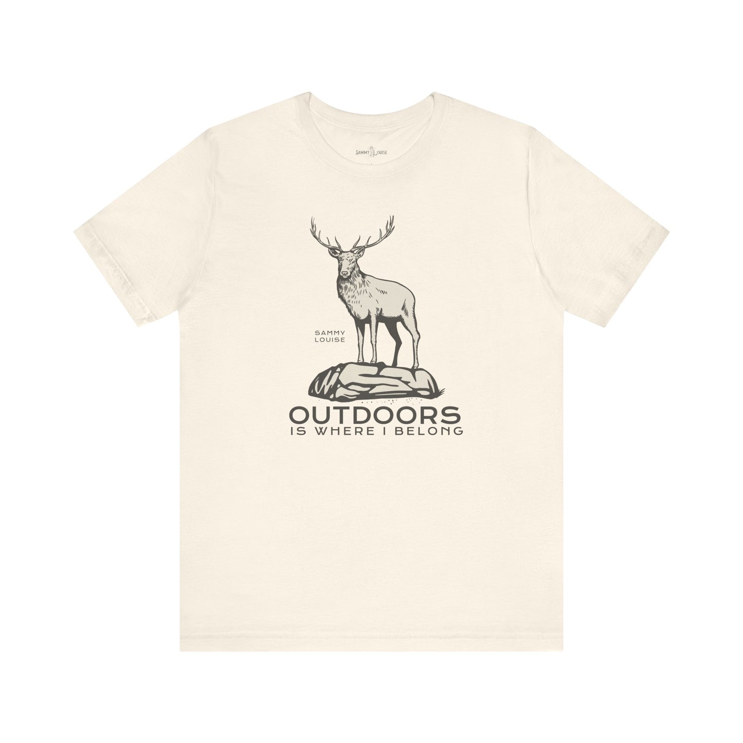 Deer Outdoor Jersey Short Sleeve Tee