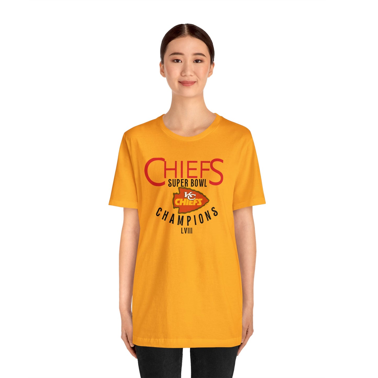 Adult KC Arrowhead | Super Bowl Champions | KC Chiefs Unisex Jersey Short Sleeve Tee