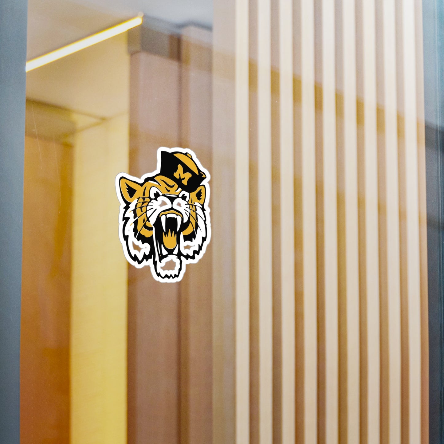 Mizzou Vintage Tiger Mascot Vinyl Decal