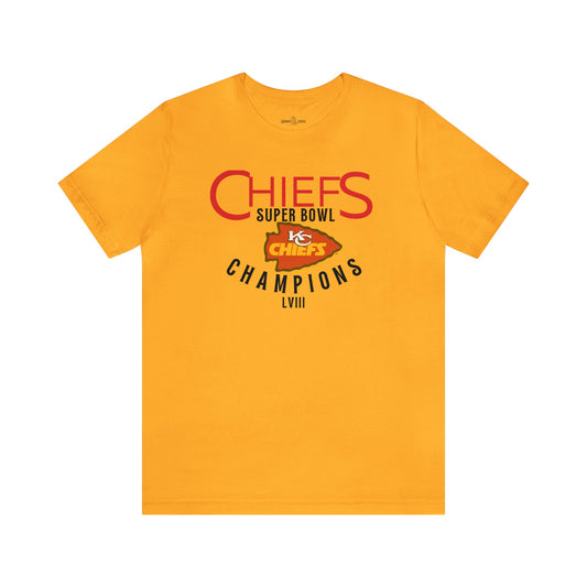Adult KC Arrowhead | Super Bowl Champions | KC Chiefs Unisex Jersey Short Sleeve Tee