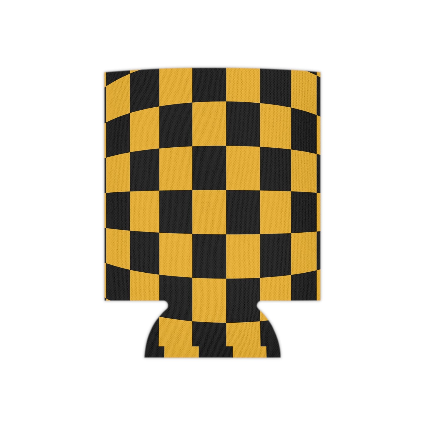 Black & Gold Checked Can Coolie