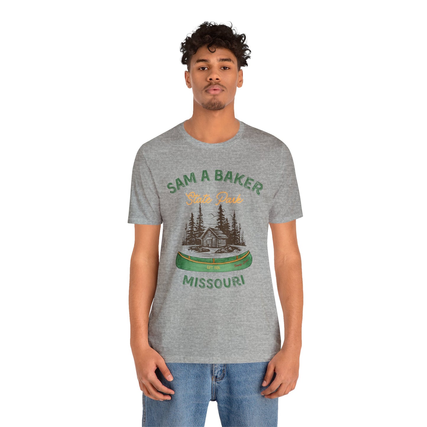 Adult Unisex | Sam A Baker | State Park | Missouri | Jersey Short Sleeve Tee