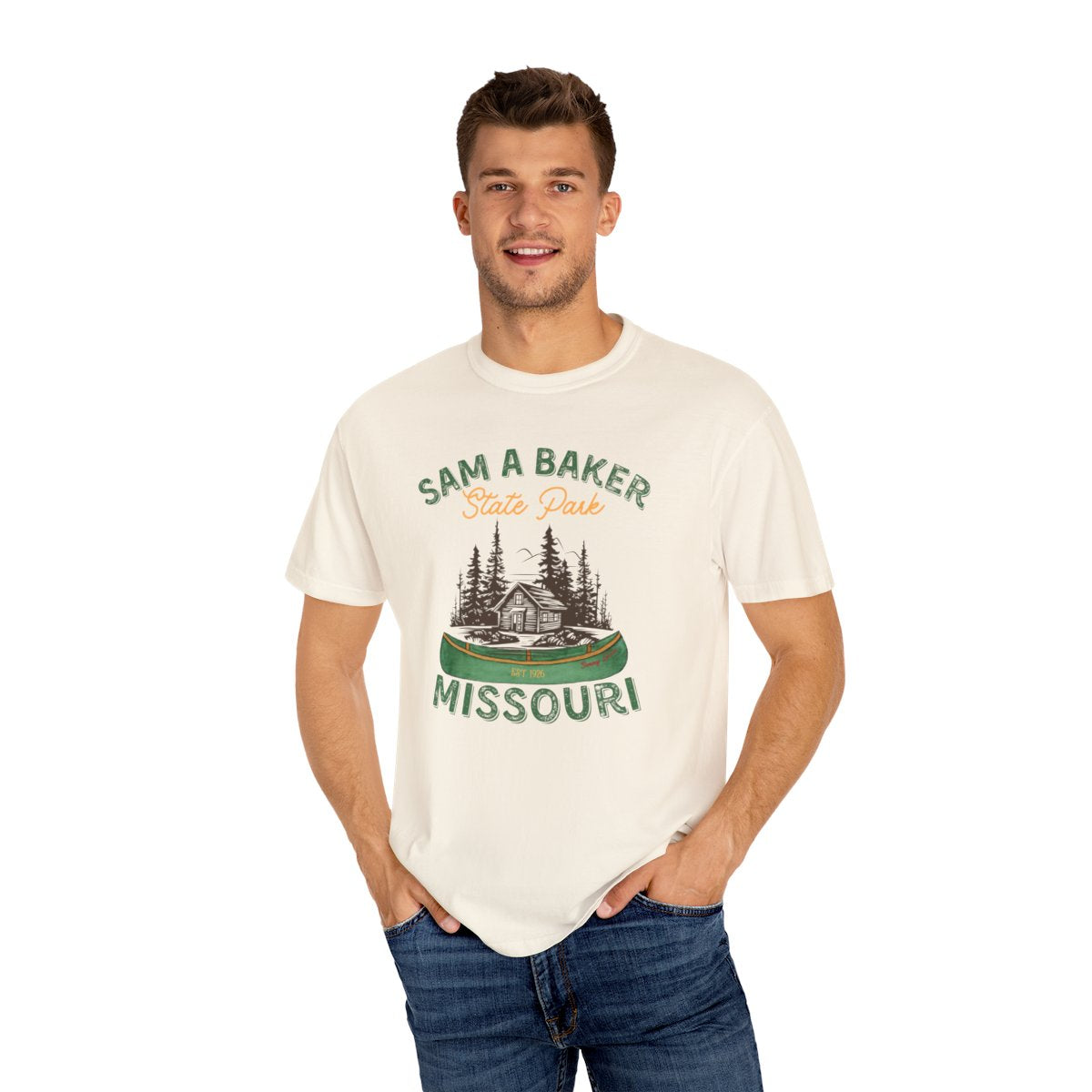 Adult Unisex | Sam A Baker | State Park | Missouri | Jersey Short Sleeve Tee