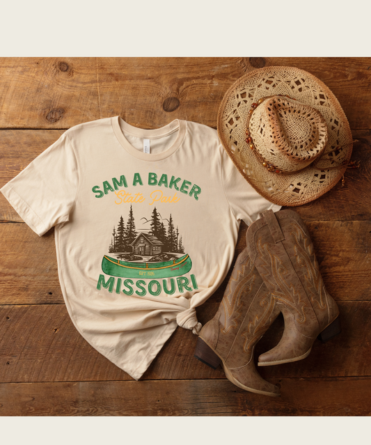 Adult Unisex | Sam A Baker | State Park | Missouri | Jersey Short Sleeve Tee